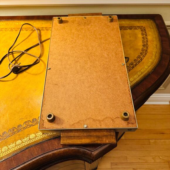 VTG MCM Devon Electric Food Warmer Hot Plate Wood Grain Teak Handles USA Made - Picture 7 of 7